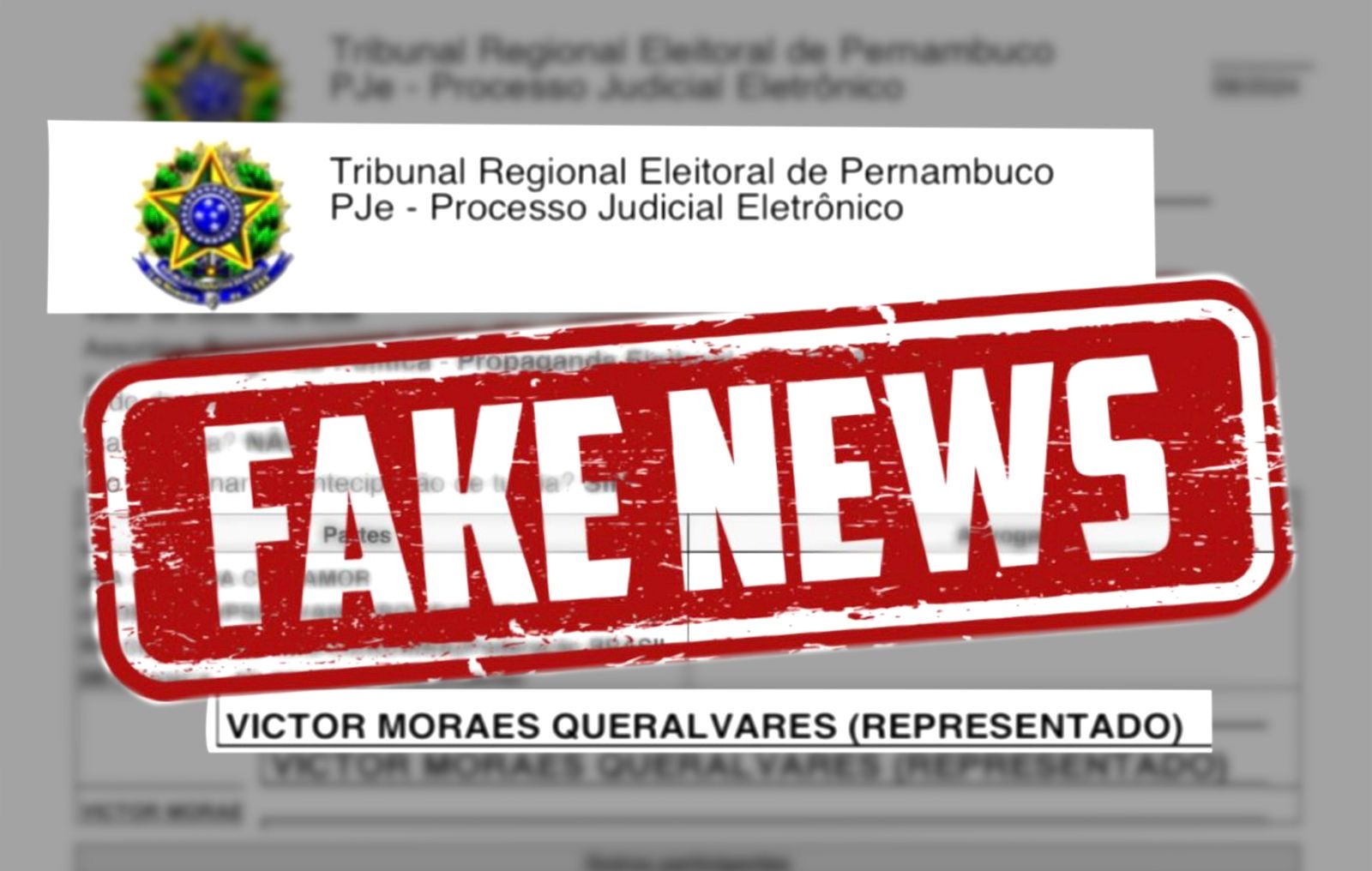 Justiça Eleitoral determina exclusão de Fake News publicada pelo candidato Aglaílson Victor