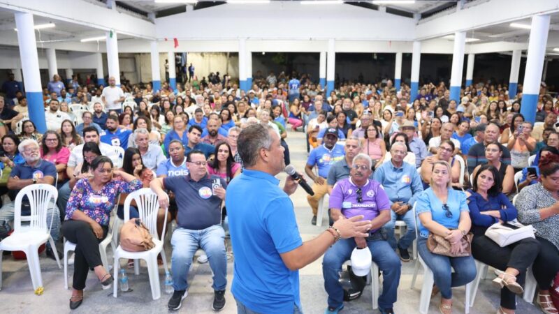 Keko do Armazém apresenta plano de governo com sua equipe com muita festa e animação