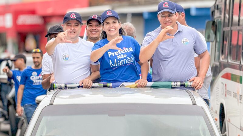 A Onda 11 tomou conta de Jaboatão com a grande carreata da candidata à prefeita, Clarissa Tércio (PP).