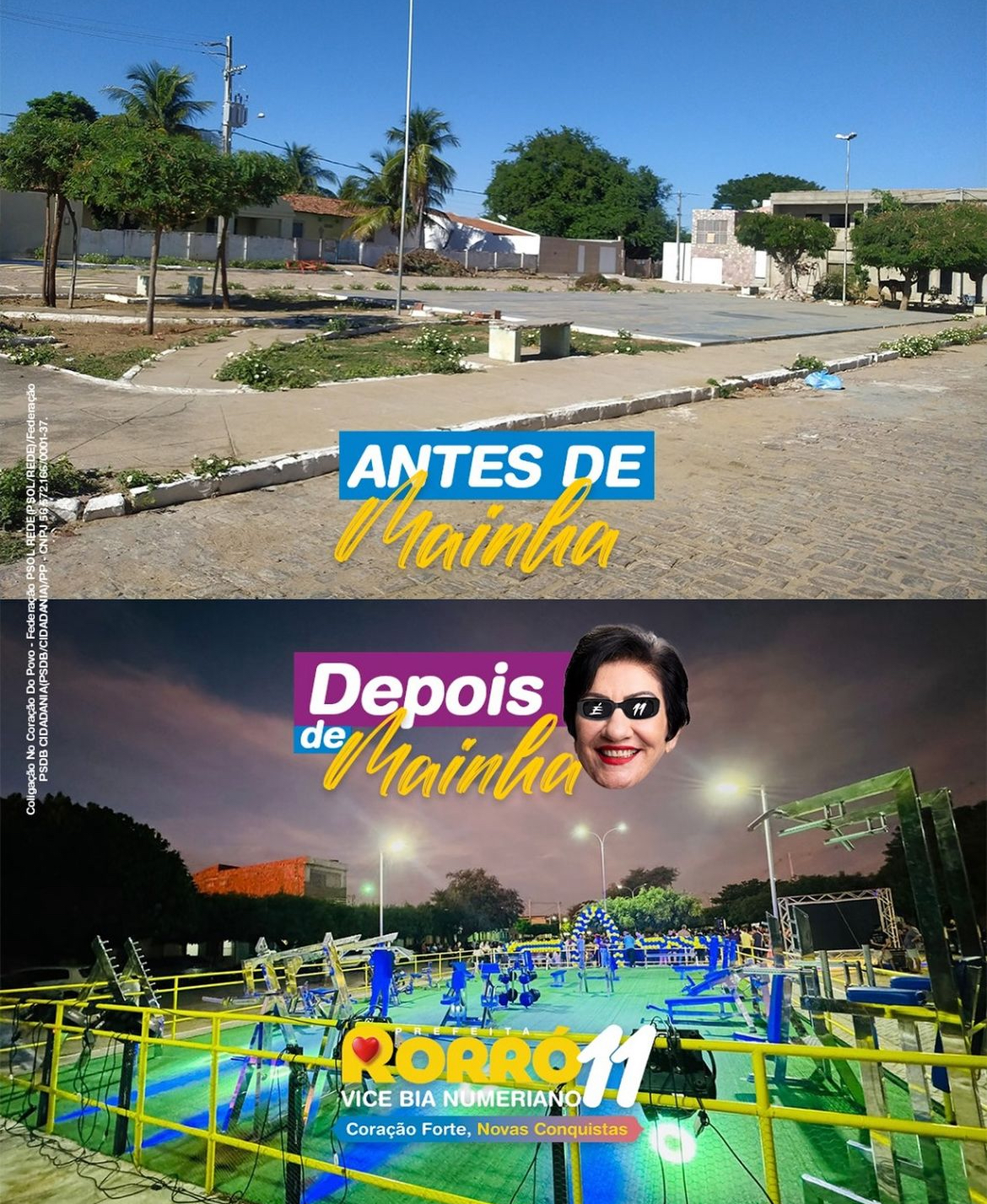 Antes e Depois: Rorró Maniçoba Transforma Floresta com Obras e Melhoria de Serviços