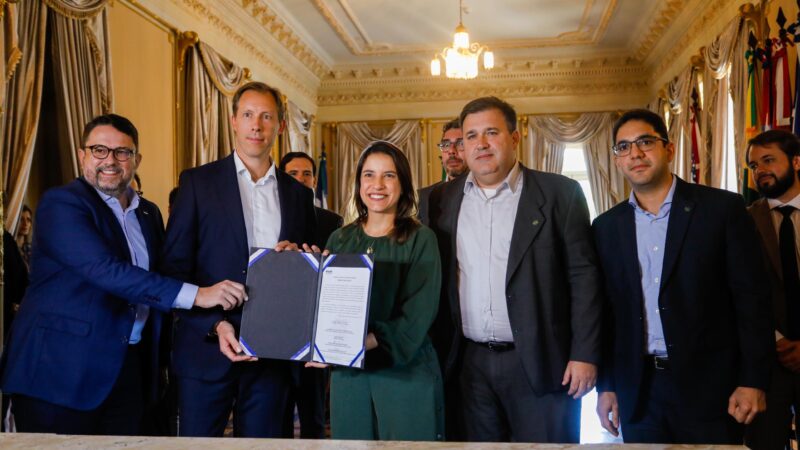 Governadora Raquel Lyra celebra investimento de R$ 2 bilhões com instalação da primeira indústria de e-metanol do Brasil no Porto de Suape