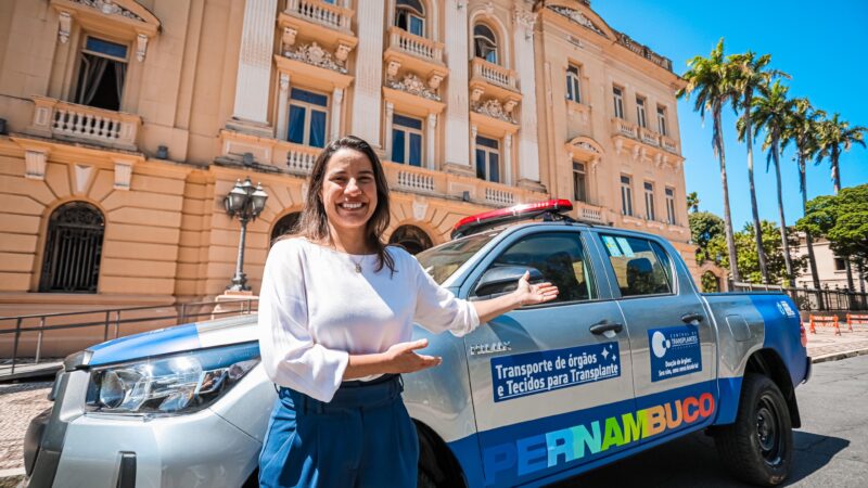 Governo do Estado entrega novos veículos à Central de Transplantes de Pernambuco