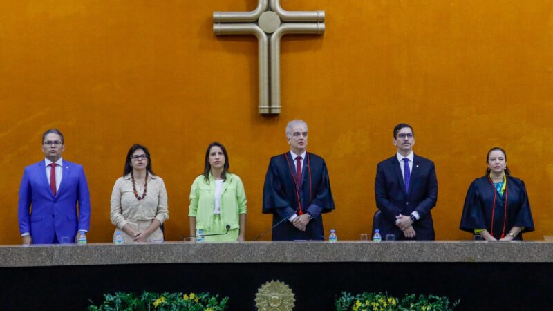 Governadora Raquel Lyra participa de cerimônia de posse dos novos promotores de justiça