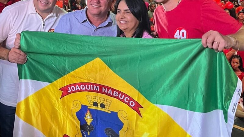 Em Joaquim Nabuco, Jane Veloso mostra força política em comício com lideranças de peso, na cidade e na zona rural o sentimento de mudança é cada vez mais forte e toma conta dos nabuquenses