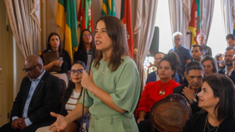 Governadora Raquel Lyra e ministra dos Direitos Humanos e da Cidadania, Macaé Evaristo, anunciam políticas para populações em situação de rua e com deficiência de Pernambuco