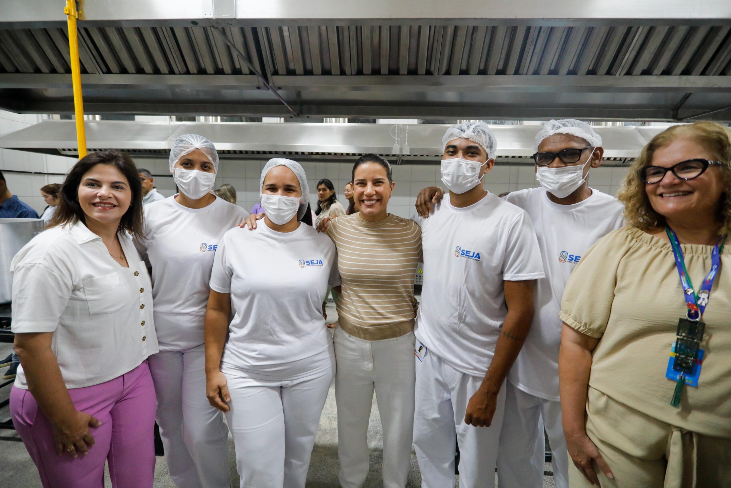 Governadora Raquel Lyra inaugura refeitório e cozinha do Hospital Otávio de Freitas