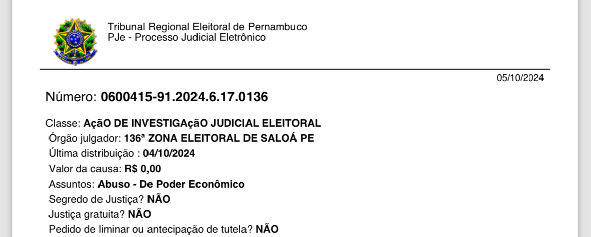 CASO ELEITOS, CANDIDATOS VEREADORES DE IATI PODEM PERDER O MANDATO POR ABUSO DE PODE ECONÔMICO E COMPRA DE VOTOS. CHAPA MAJORITÁRIA TAMBÉM ESTÁ NA MIRA DA JUSTIÇA