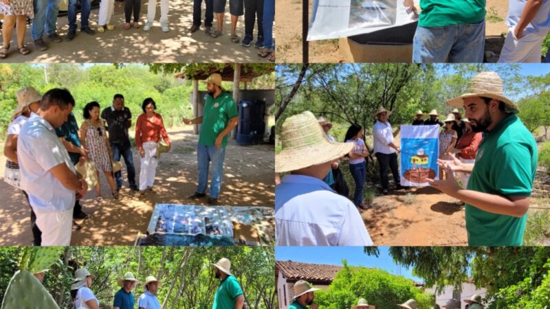 Prefeito eleito de Juazeiro, Andrei Gonçalves, visita o IRPAA e conhece tecnologias sustentáveis para o semiárido que promovem qualidade de vida no campo