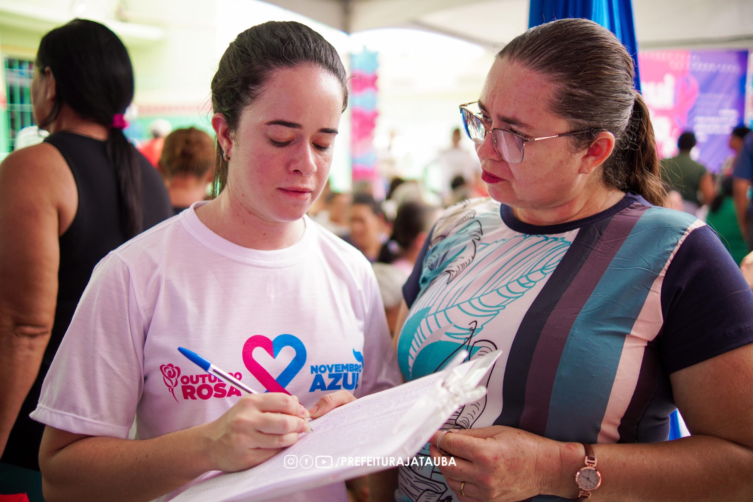 Prefeitura de Jataúba realizou grande ação de saúde em alusão ao Outubro Rosa e Novembro Azul