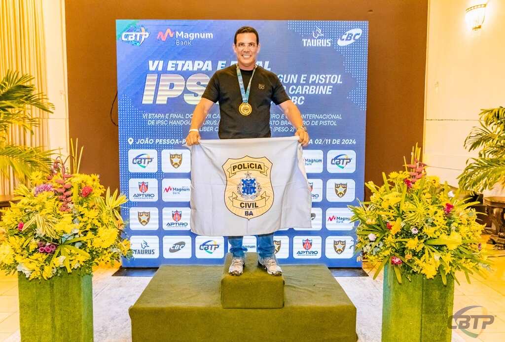 Policial Civil vence Campeonato Brasileiro de IPSC Handgun em João Pessoa-PB