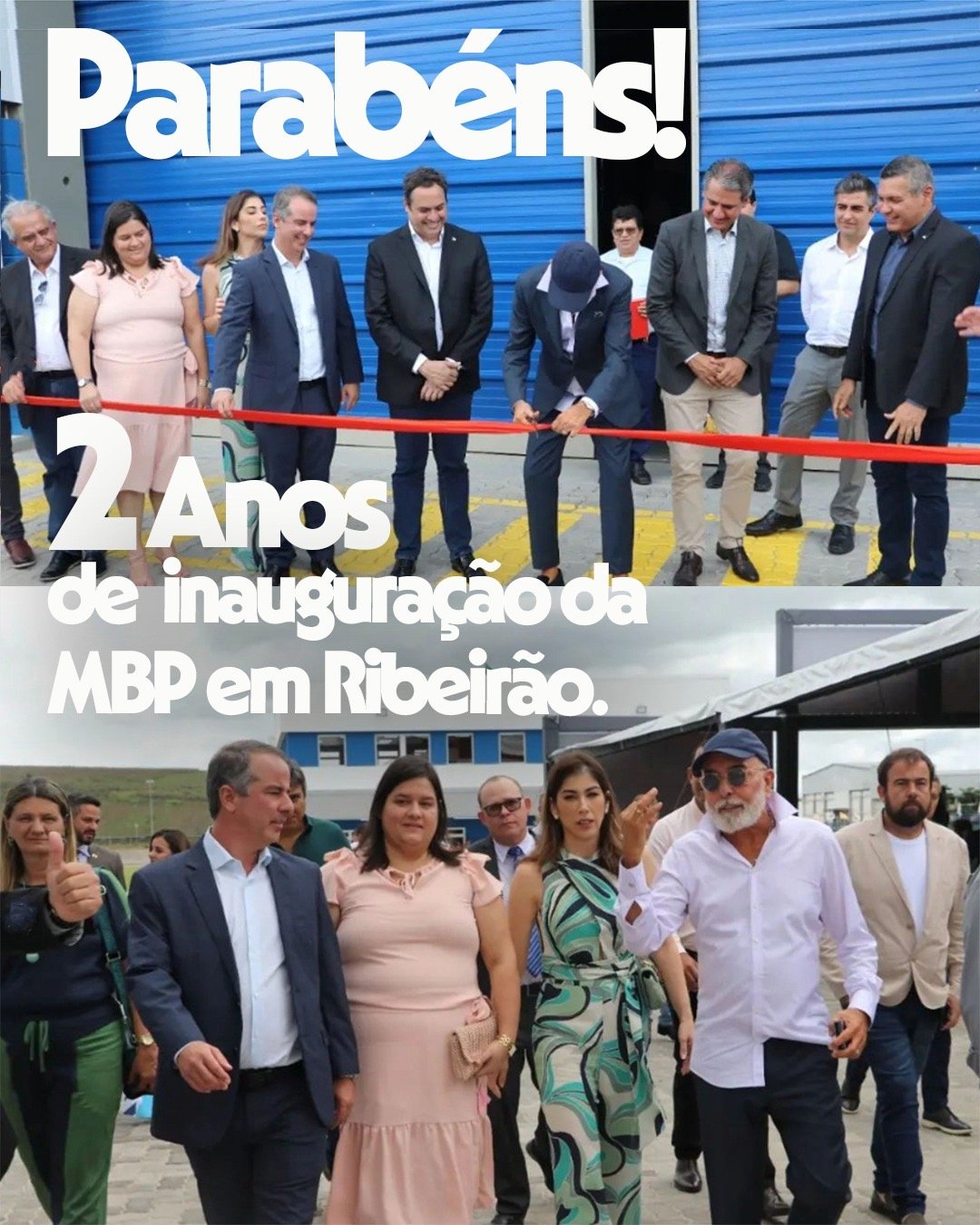 Ribeirão comemora 02 anos da Inauguração da Metalúrgica MBP
