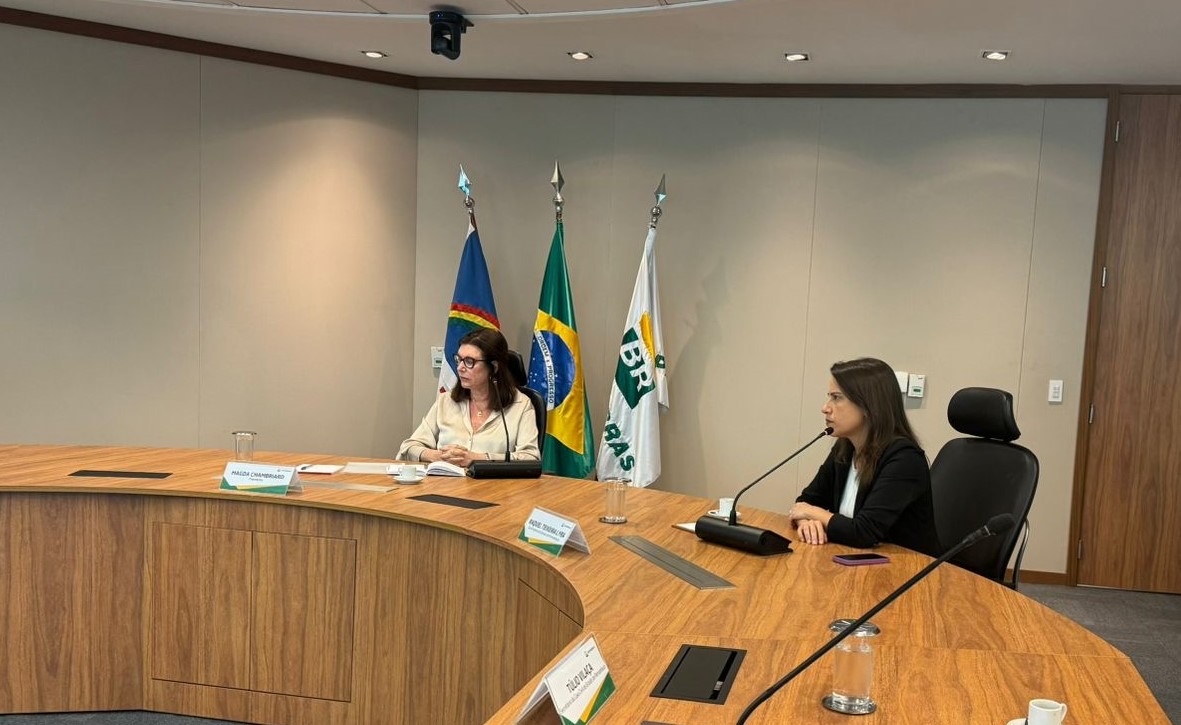 No Rio de Janeiro, governadora Raquel Lyra se reúne com presidente da Petrobras