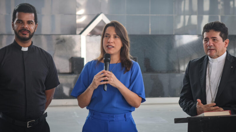 Governadora Raquel Lyra entrega nova coberta do Santuário do Morro da Conceição