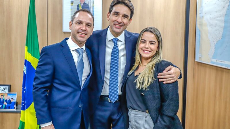 PREFEITO ELEITO DE ÁGUAS BELAS, DR ELTON MARTINS, CUMPRE AGENDA OFICIAL EM BRASÍLIA.