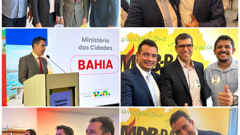 Prefeito eleito, Andrei Gonçalves, participa de capacitação do MDB Bahia e discute parcerias para Juazeiro