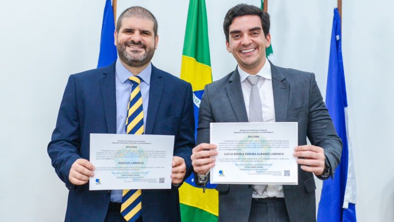 Vinícius Labanca é diplomado para o segundo mandato após vitória histórica