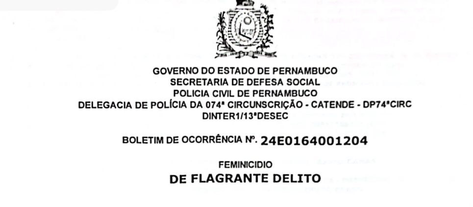 Polícia Civil de Catende prende suspeito em flagrante por feminicídio tentado