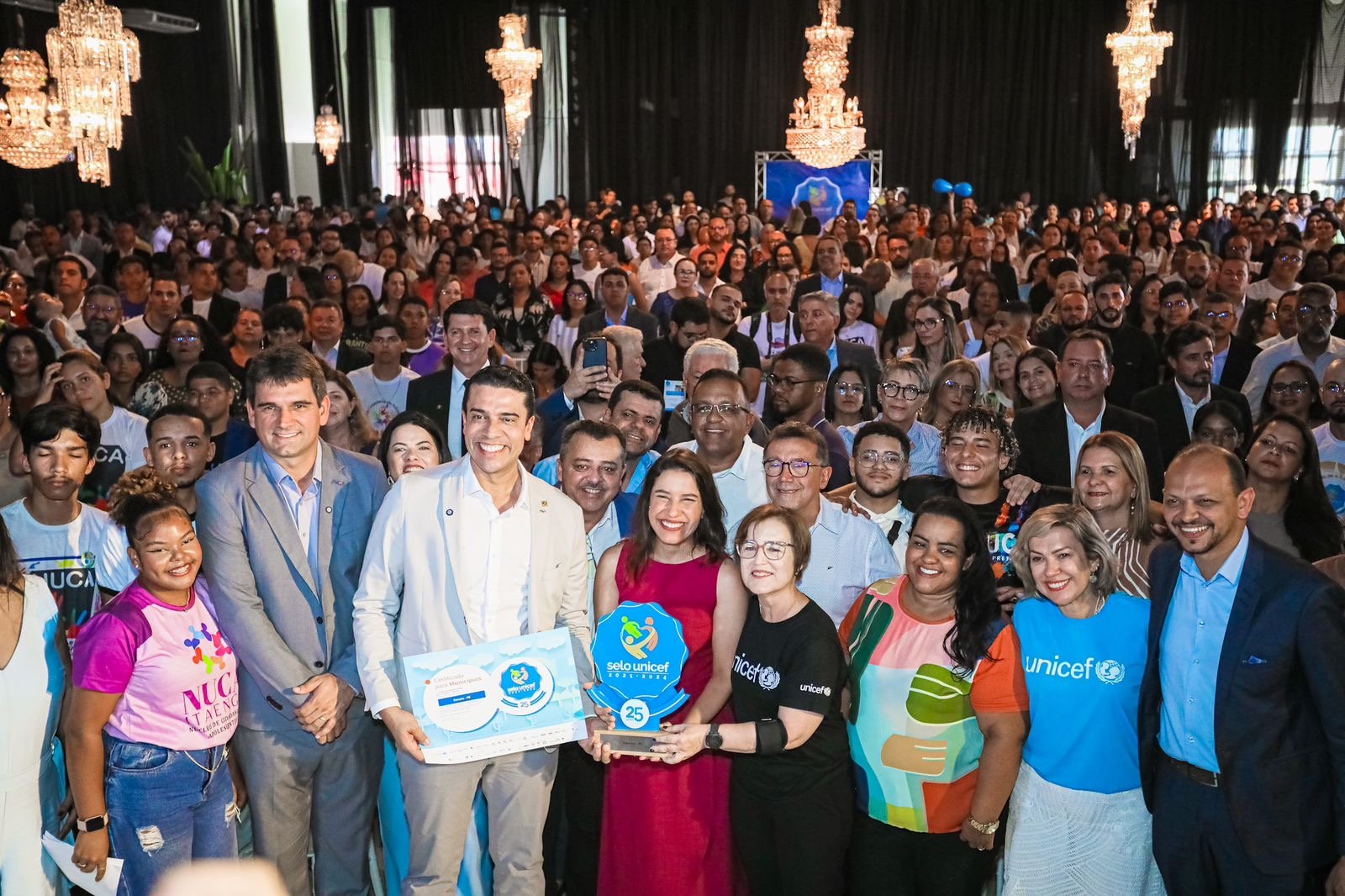 Governadora Raquel Lyra participa de cerimônia de certificação de 83 municípios pernambucanos com o Selo UNICEF