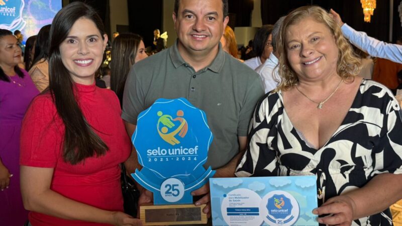 Regina e Pedro Pilota comemoram aprovação de mais duas contas de governo e Selo Unicef para Itaíba