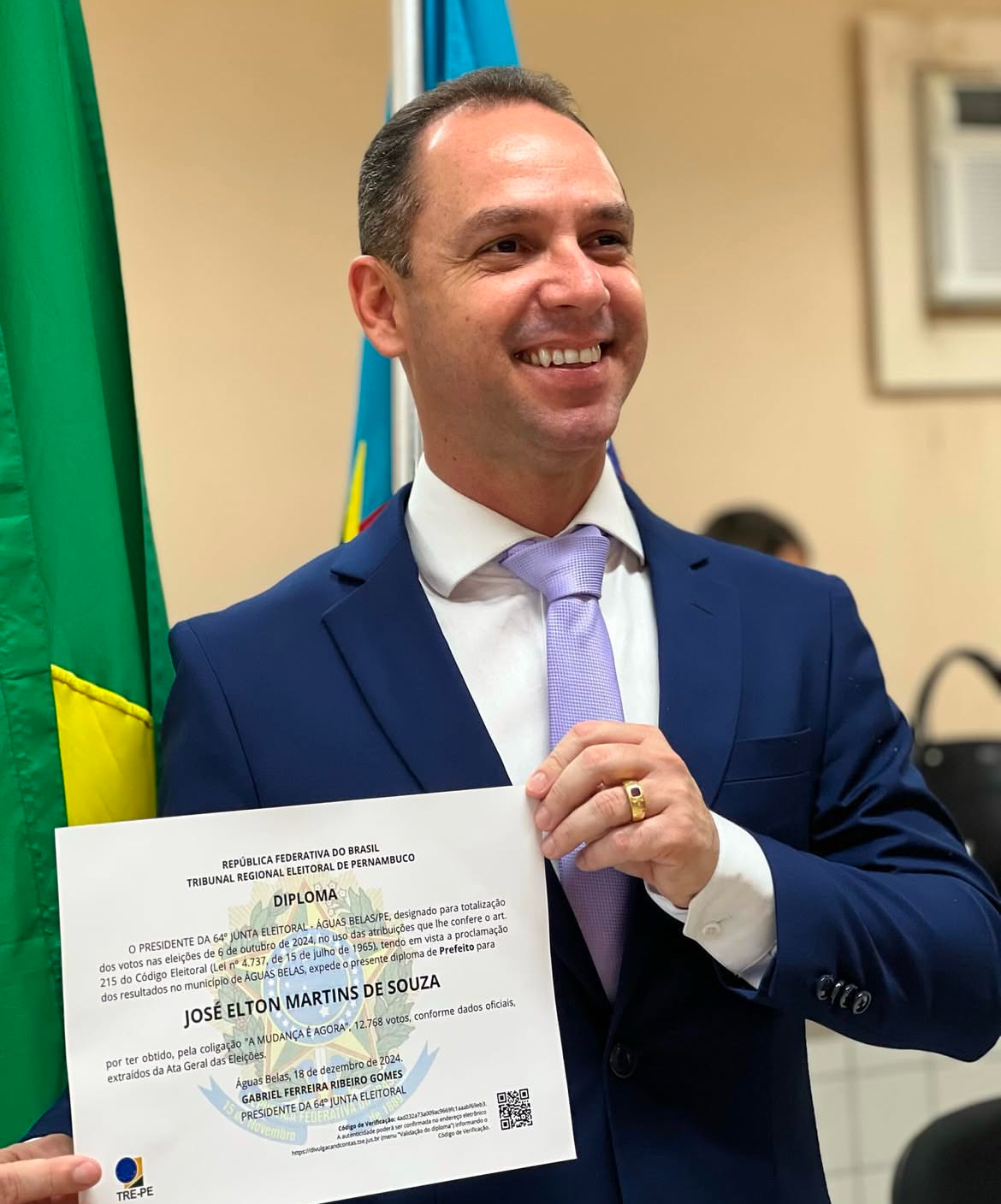 Águas Belas: Dr Elton é diplomado e reafirma o compromisso com o povo