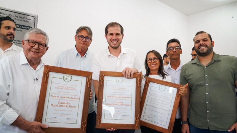 Pedro Campos acompanha inauguração do prédio Eduardo Campos, sede da UFPE em Sertânia