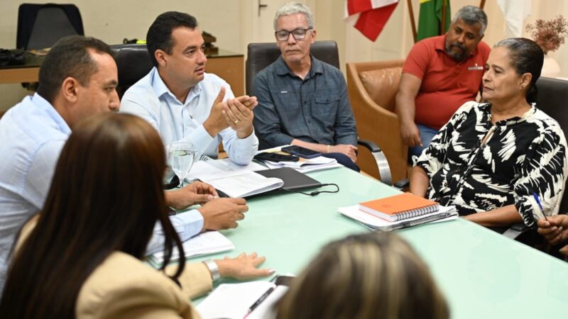 Prefeito discute com representantes do Sintrab e Sintase sobre a Saúde de Juazeiro