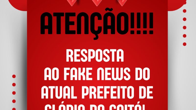 Ex prefeita Adriana Paes rebate com provas,Fake News do atual prefeito de Glória do Goitá