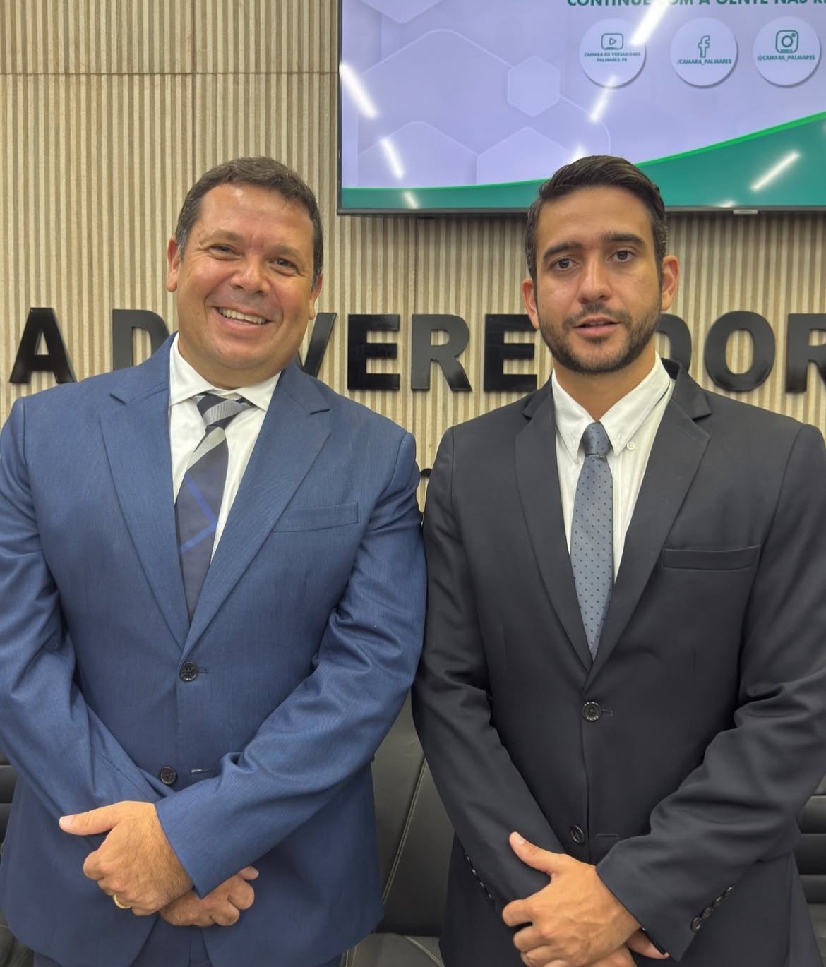 Júnior de Beto e Neto Melo são empossados em Palmares