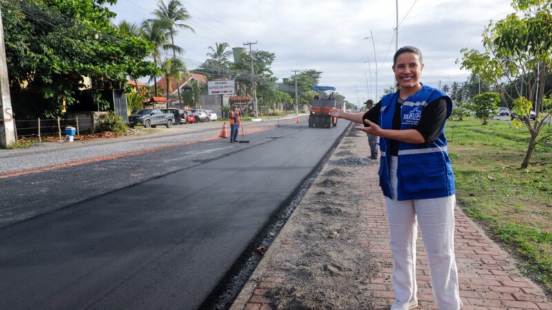 PE na Estrada: governadora Raquel Lyra vistoria obras em rodovias que vão melhorar acesso a praias do Litoral Sul