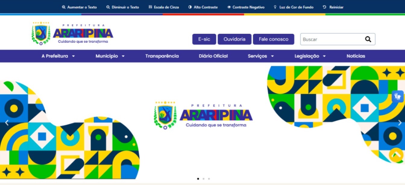 Prefeitura de Araripina lança novo site focado em transparência, modernidade e agilidade de serviços