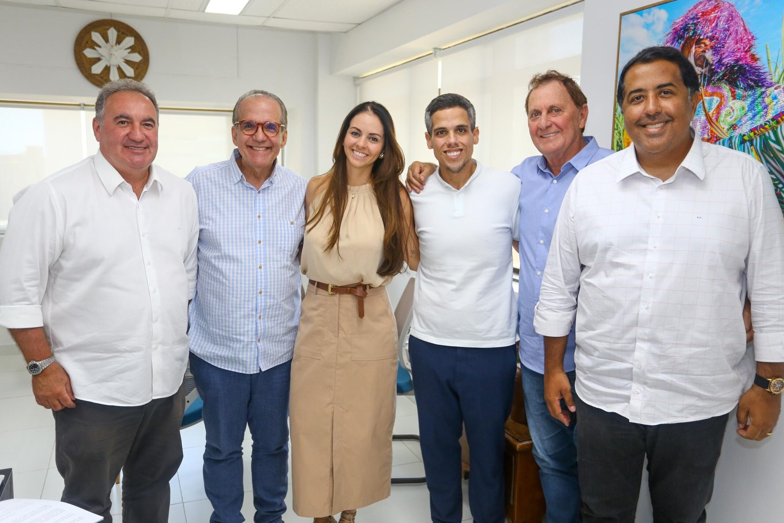 Em reunião com Fernando Dueire e Jarbas Filho, Catharina Garziera busca investimentos para Lagoa Grande