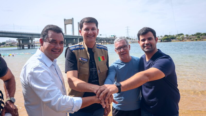 Prefeitos de Juazeiro e Petrolina iniciam ações conjuntas com mutirão de limpeza na Ilha do Fogo