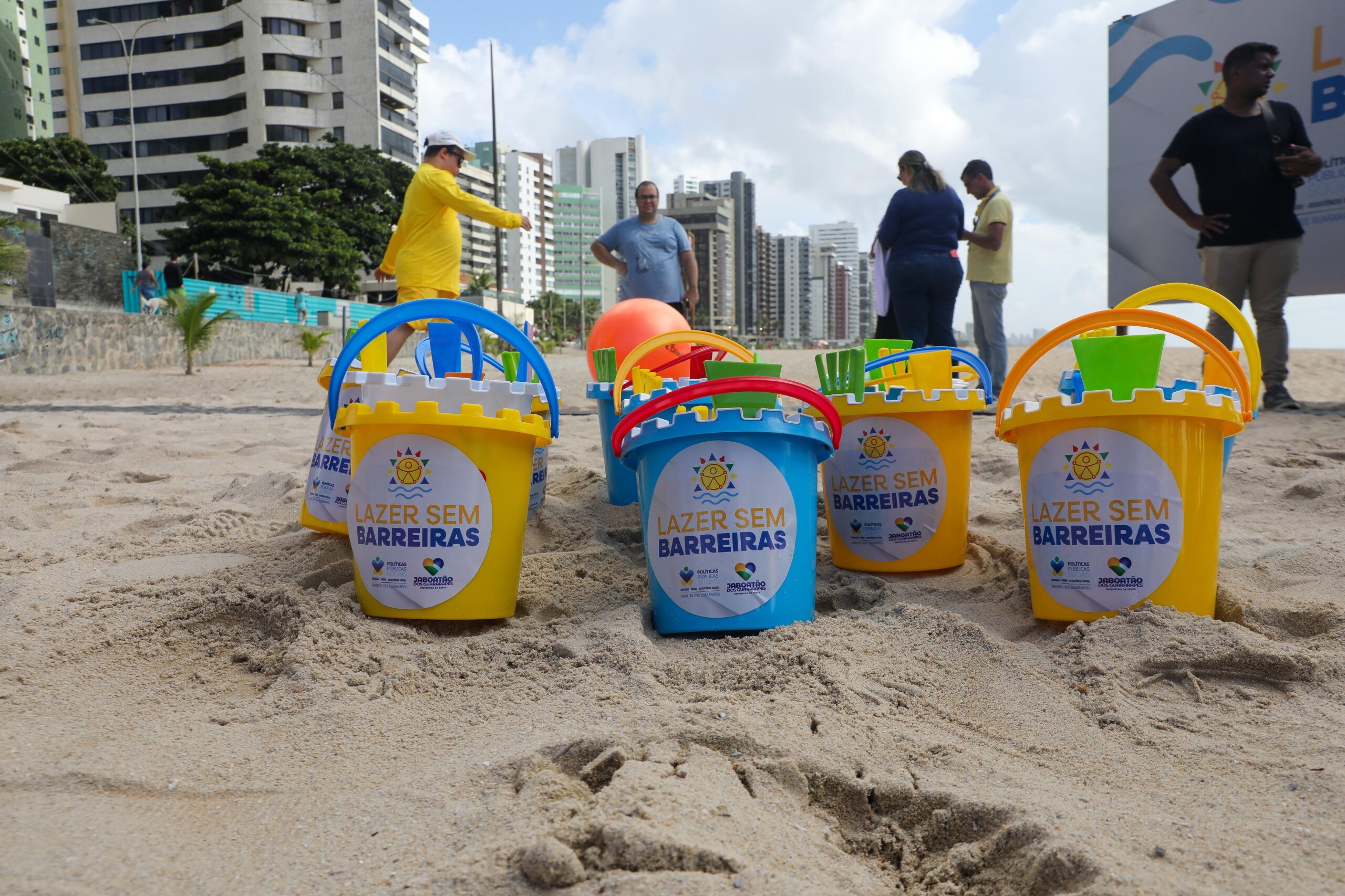 Prefeitura do Jaboatão dos Guararapes inaugura o projeto Lazer sem Barreiras, na Orla de Piedade