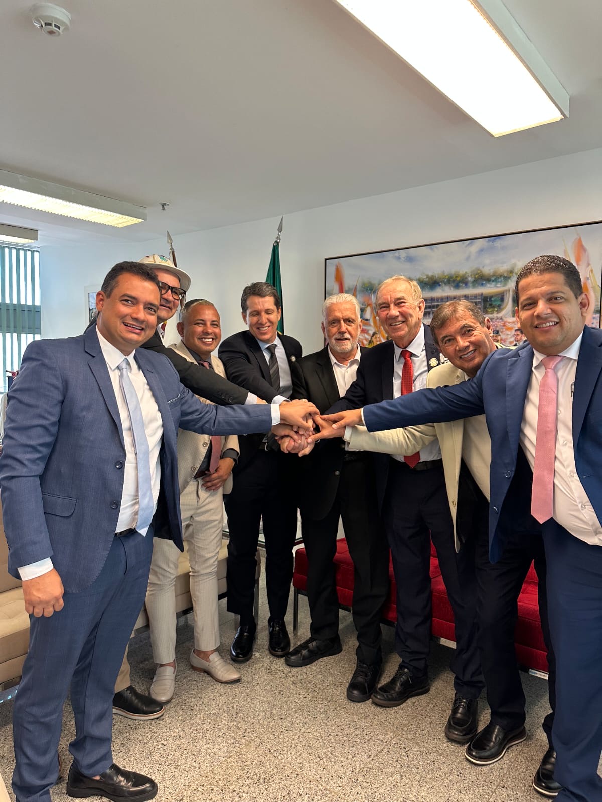 Em Brasília, Andrei e comitiva de prefeitos baianos defendem aprovação da PEC66 do Refis previdenciário, em audiência com o presidente da Câmara de Deputados