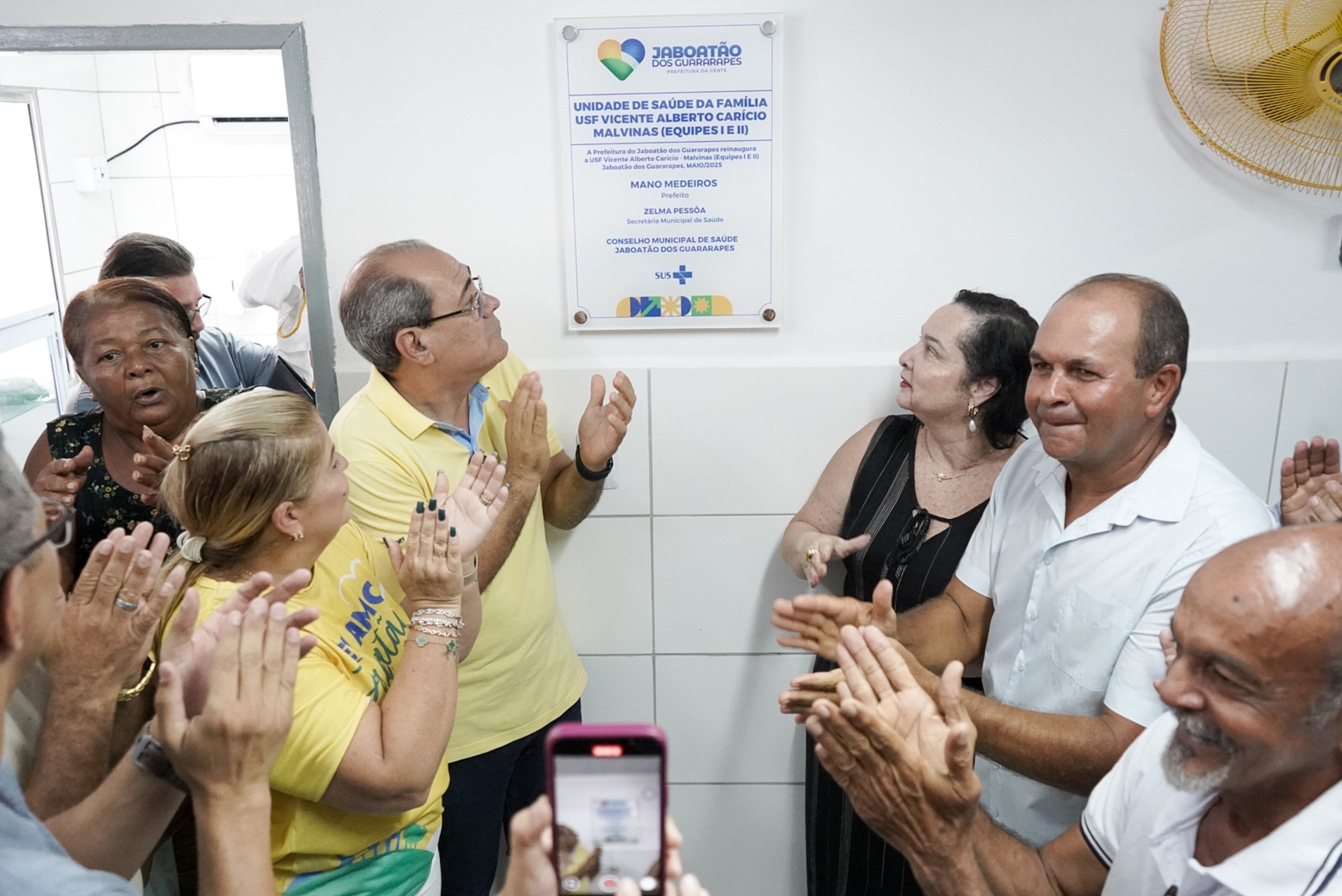 Mano Medeiros reinaugura USF Malvinas