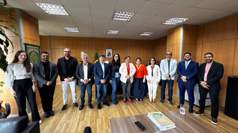 Eduardo da Fonte e Edmilson Cupertino defendem proteção dos direitos das mulheres de Moreno em reunião com a ministra da Mulher