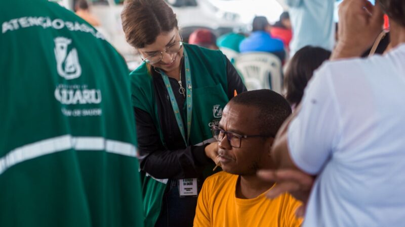 Pau Santo recebeu a última parada da Caravana da Saúde e Cidadania