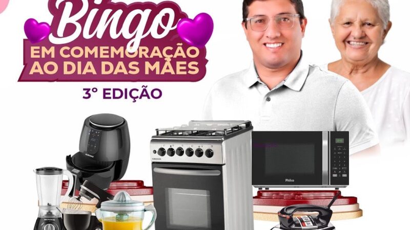 Édipo de Helena mantém tradição e realiza pelo 3º ano consecutivo o Bingo Rural em homenagem ao Dia das Mães