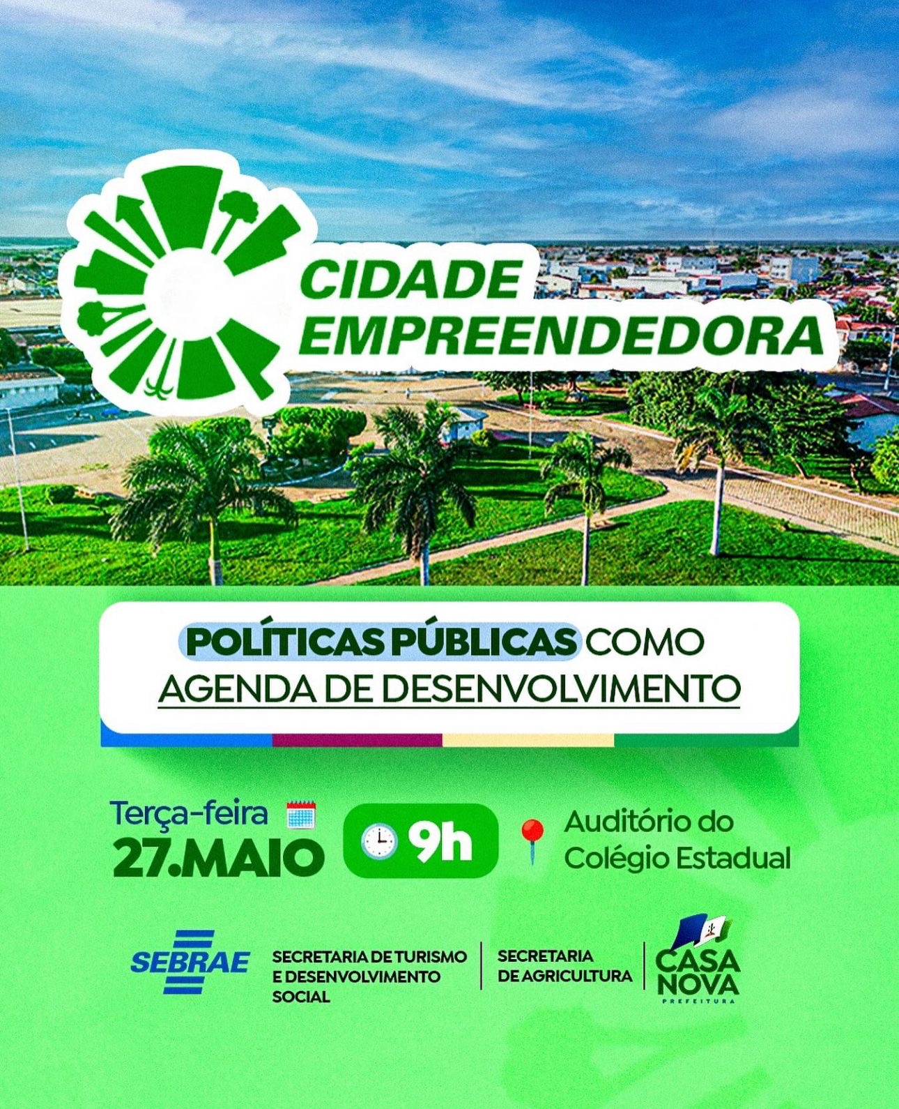 Casa Nova promove encontro do Programa Cidade Empreendedora para fortalecer o desenvolvimento local nesta terça (27)