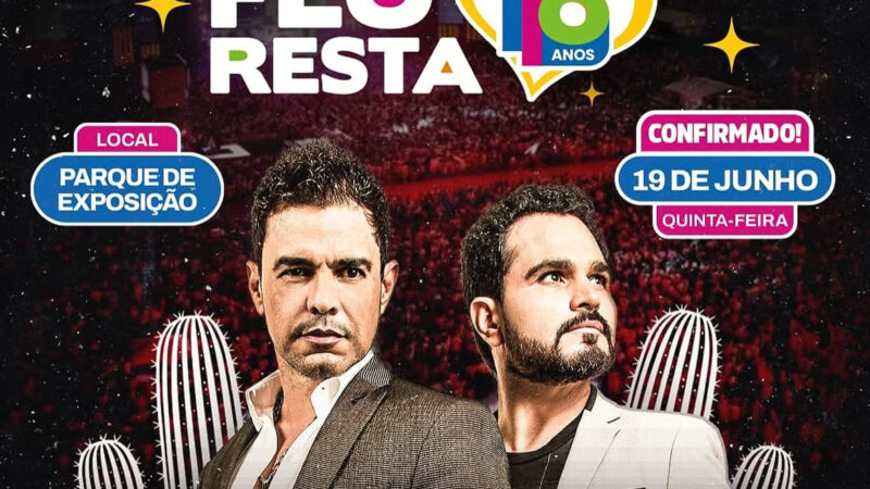 Prefeita Rorró anuncia Zezé Di Camargo & Luciano nos festejos de 118 anos de Floresta