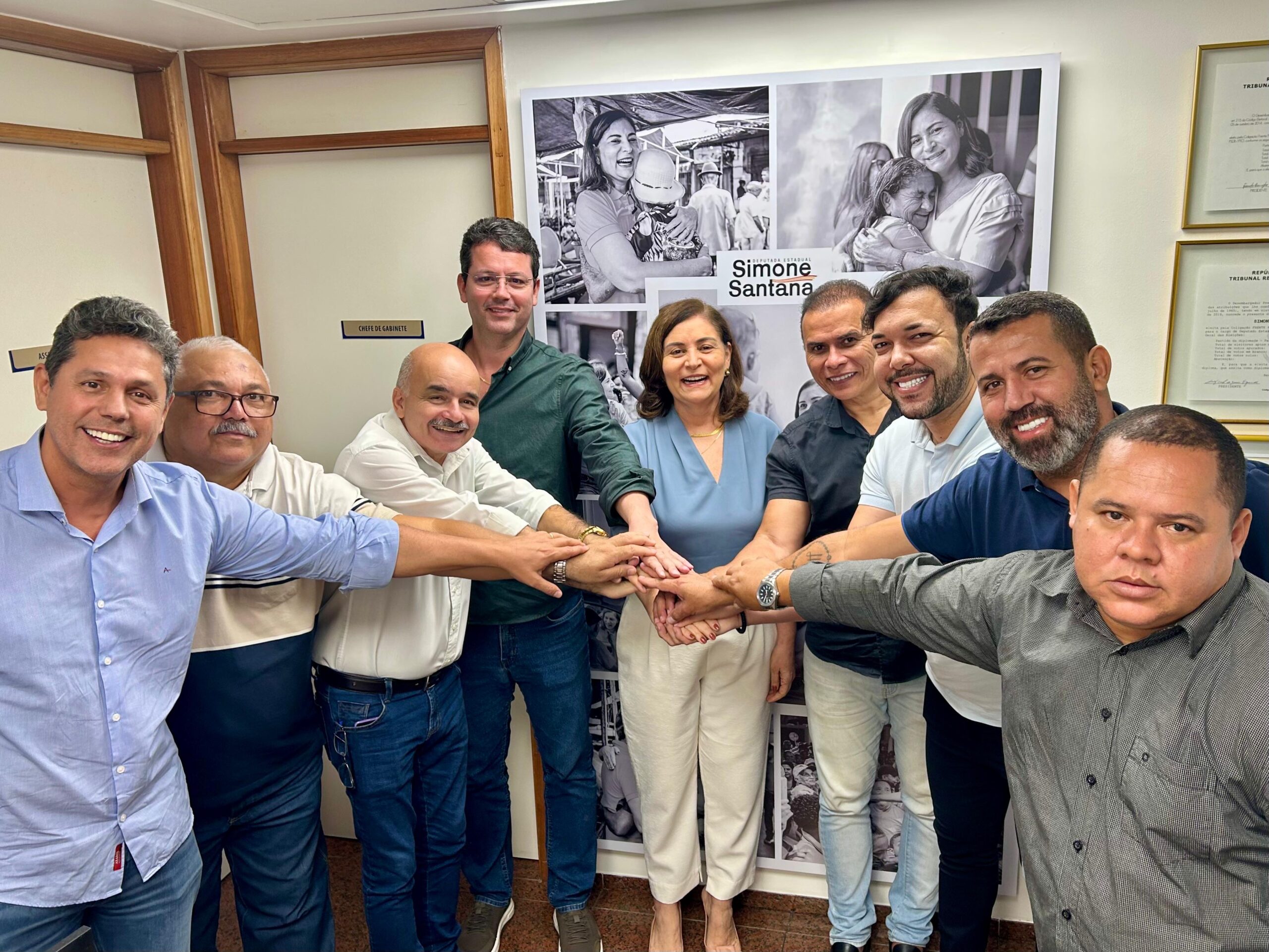 Em Catende o vice prefeito Rinaldo e vereadores apoiam a deputada estadual Simone Santana para reeleição