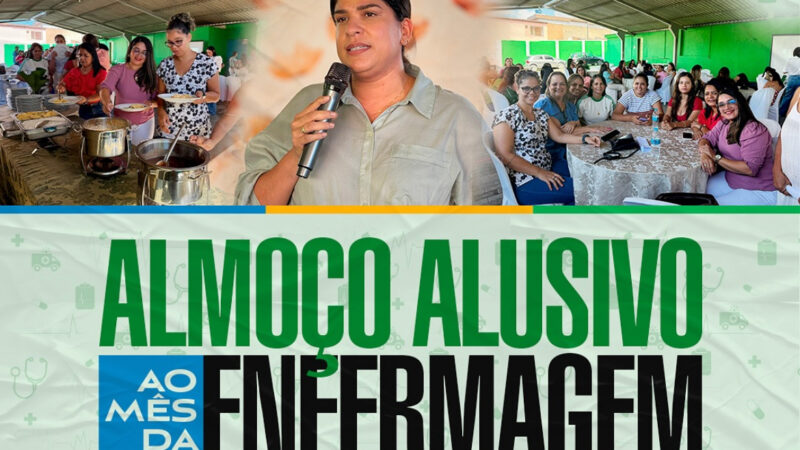 Secretaria de Saúde da Água Preta realizou um Almoço para os enfermeiro(a)s da rede municipal