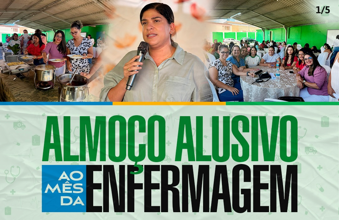 Secretaria de Saúde da Água Preta realizou um Almoço para os enfermeiro(a)s da rede municipal
