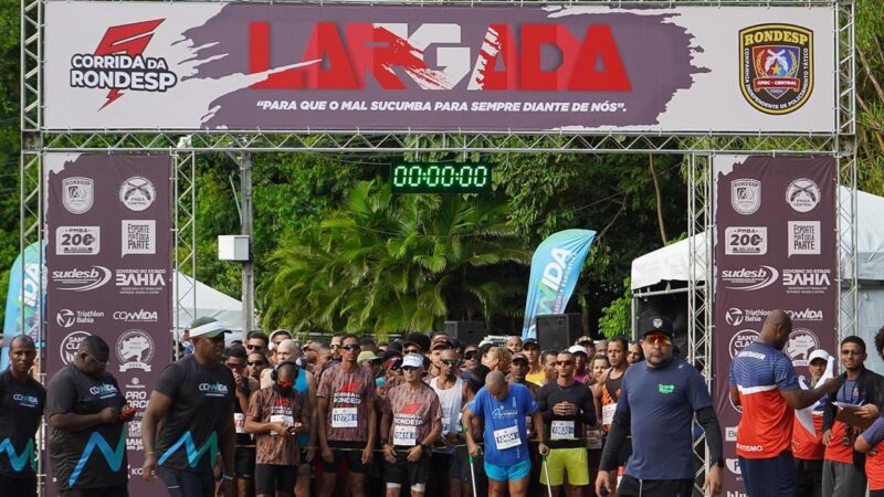 Corrida da Rondesp arrecada 7 toneladas de alimentos para o Programa Bahia Sem Fome