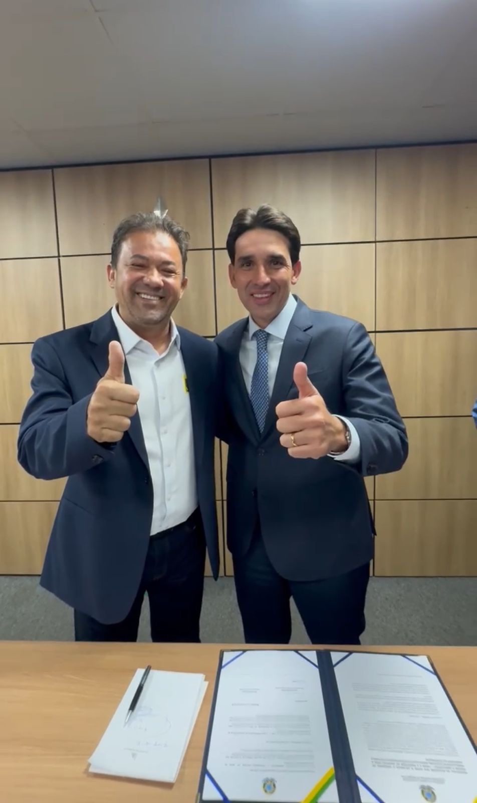 Prefeito Evilásio Mateus garante mutirão do INSS e investimento de R$ 1,5 milhão no aeroporto de Araripina durante visita à Brasília