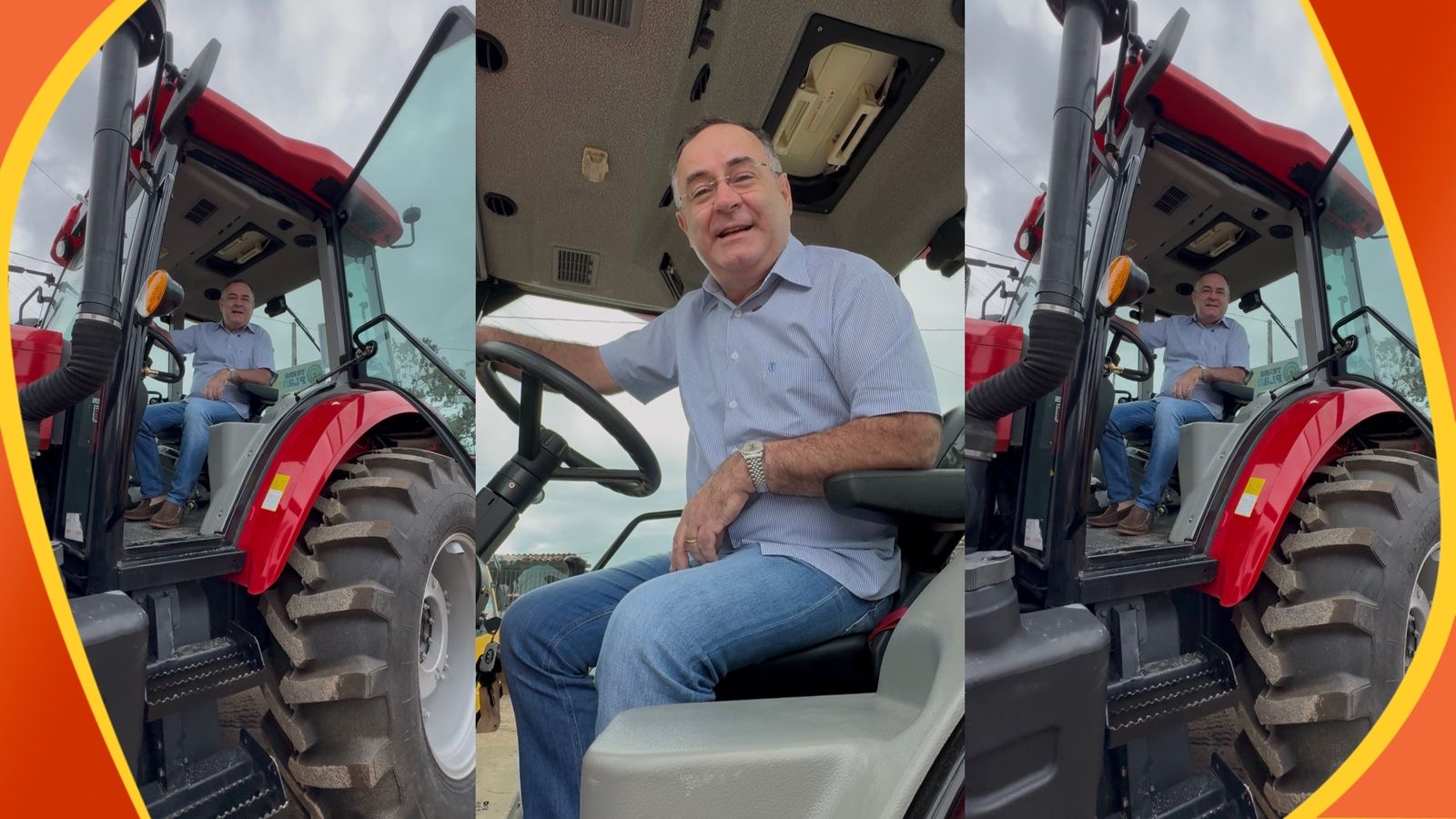 Prefeito de Arcoverde, Zeca Cavalcanti, destaca compromisso com a zona rural ao entregar novos tratores.