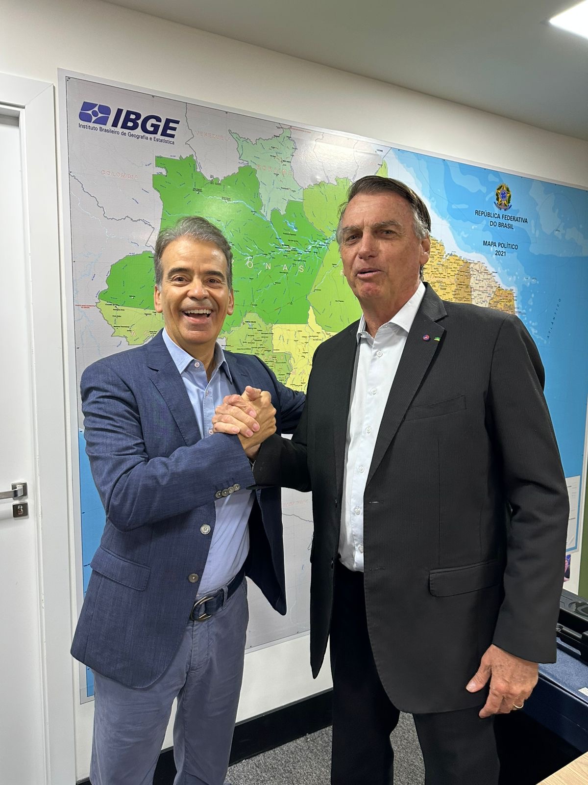 Coronel Alberto Feitosa em agenda em Brasília