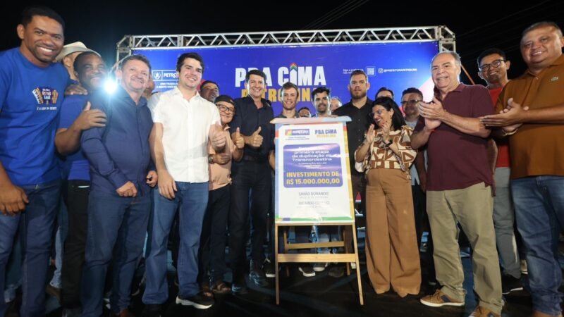 Simão Durando entrega primeira etapa da duplicação da Avenida Transnordestina