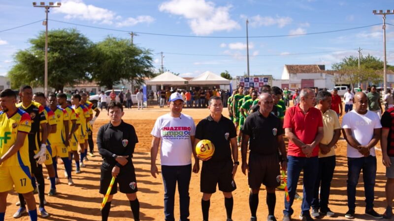 Prefeito Andrei dá o pontapé inicial na 33ª edição do Campeonato Interdistrital de Juazeiro e celebra a força do futebol no interior