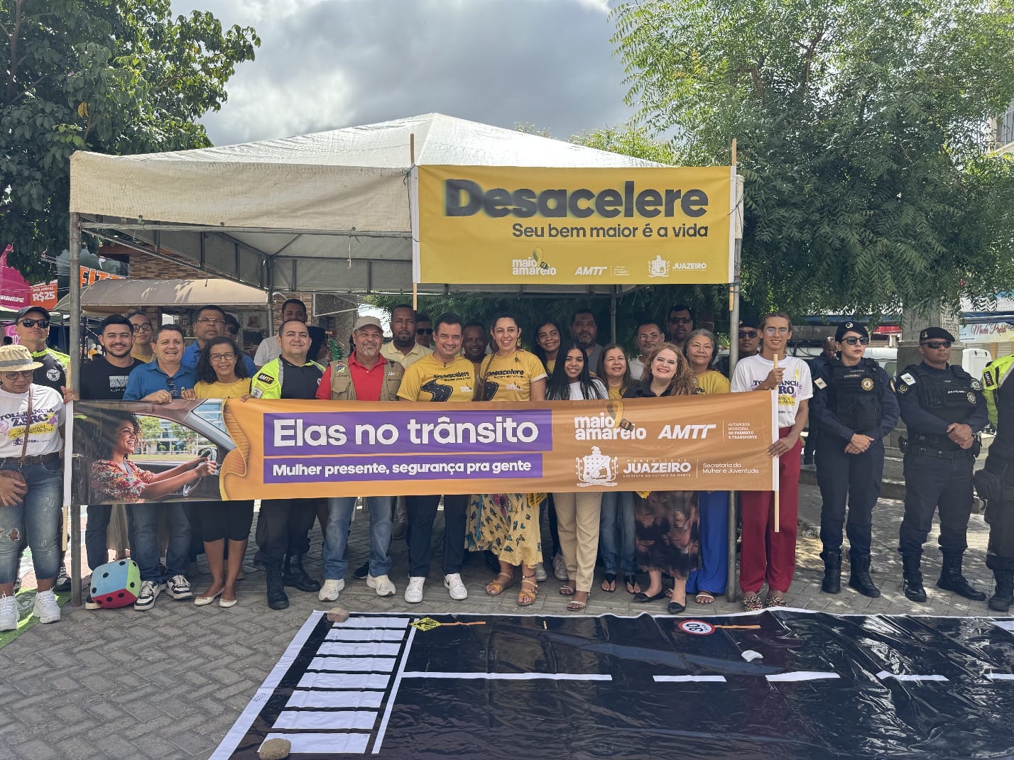 Prefeito de Juazeiro participa do encerramento da campanha “A Parada do Maio Amarelo” e garante ações para um trânsito mais seguro